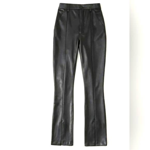 Abercrombie & Fitch Pants - Abercrombie & Fitch Ultra High Rise Skinny Vegan Faux Leather Pants Soft